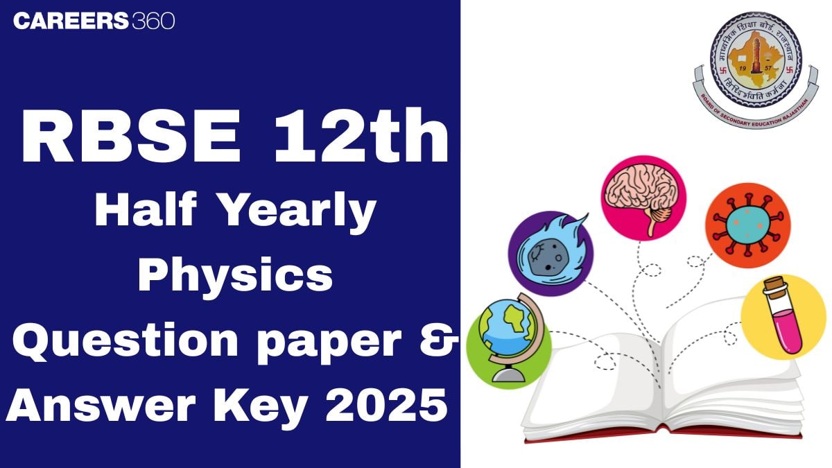 RBSE Class 12 Physics Half-Yearly Question Paper 2025-26 | Download Answer Key & Analysis PDF